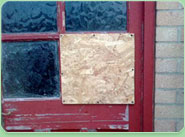 boarded up Heywood